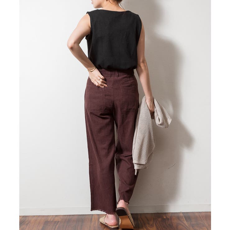 ボートネックワッフルタンクトップ | atONE | 詳細画像18 