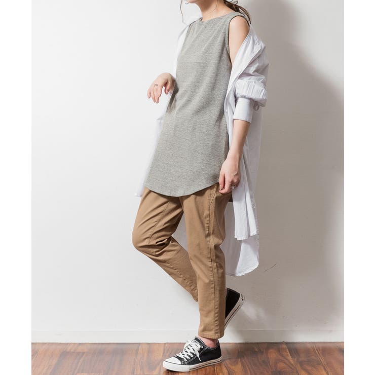 ボートネックワッフルタンクトップ | atONE | 詳細画像31 