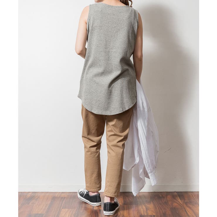 ボートネックワッフルタンクトップ | atONE | 詳細画像32 