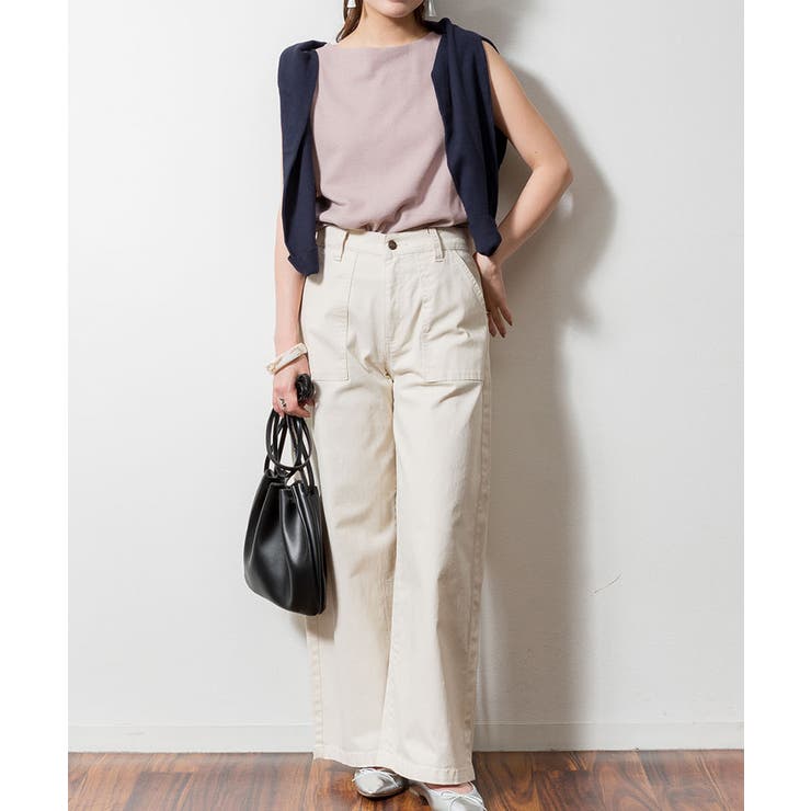 ボートネックワッフルタンクトップ | atONE | 詳細画像51 