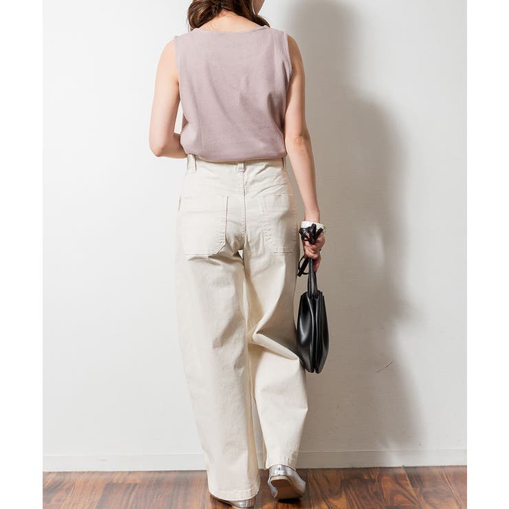 ボートネックワッフルタンクトップ | atONE | 詳細画像53 