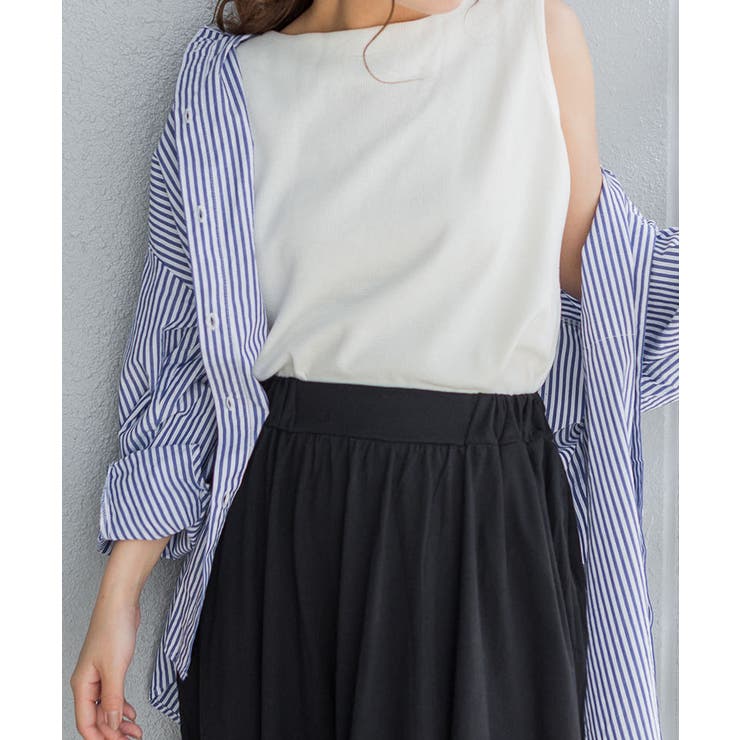 ボートネックワッフルタンクトップ | atONE | 詳細画像54 