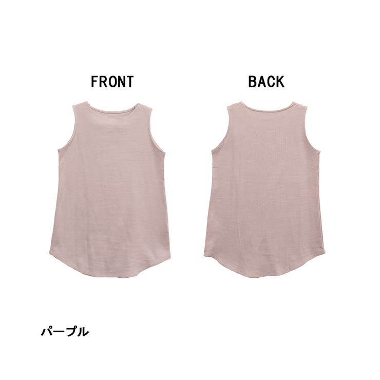 ボートネックワッフルタンクトップ | atONE | 詳細画像63 