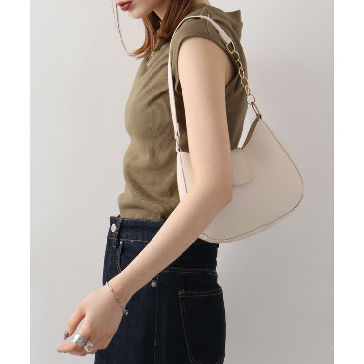 Vネックリブノースリーブ | atONE | 詳細画像55 