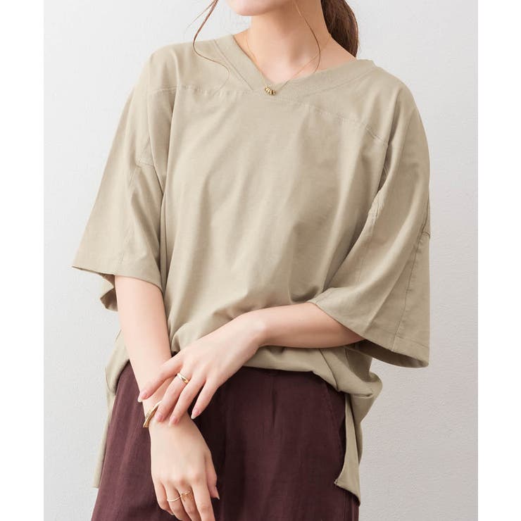 前後2WAYビックシルエットTシャツ | atONE | 詳細画像15 