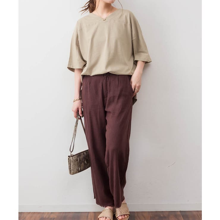 前後2WAYビックシルエットTシャツ | atONE | 詳細画像19 