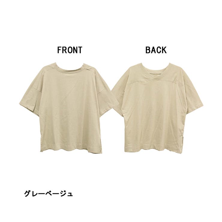 前後2WAYビックシルエットTシャツ | atONE | 詳細画像37 
