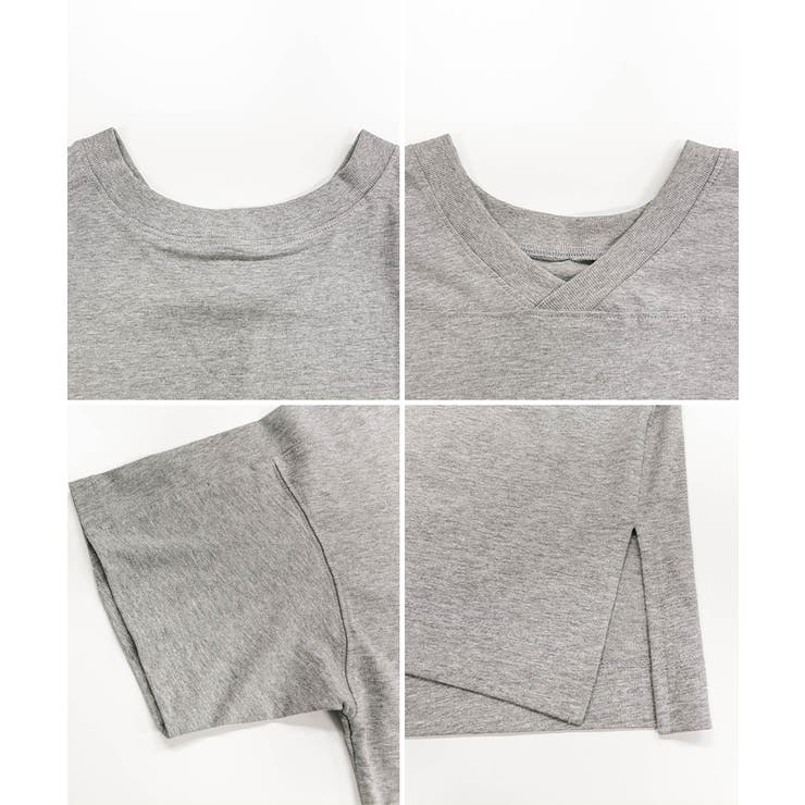 前後2WAYビックシルエットTシャツ | atONE | 詳細画像41 