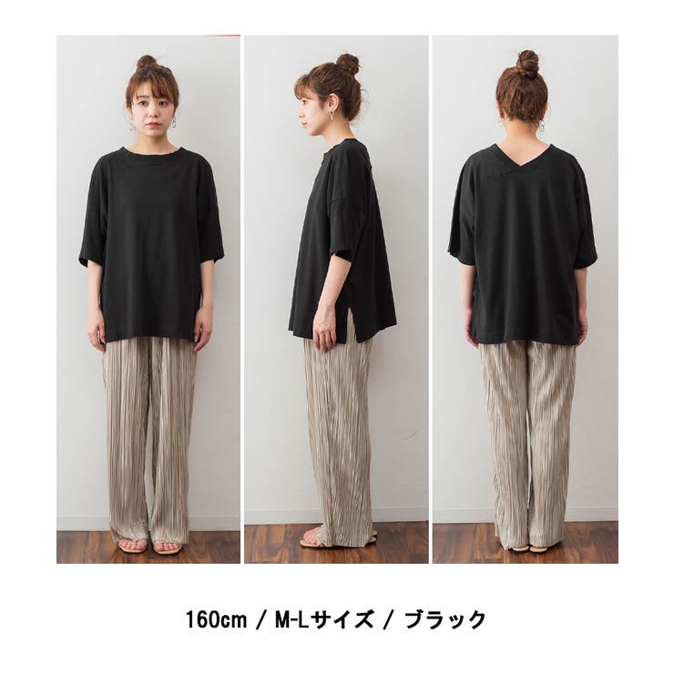 前後2WAYビックシルエットTシャツ | atONE | 詳細画像7 