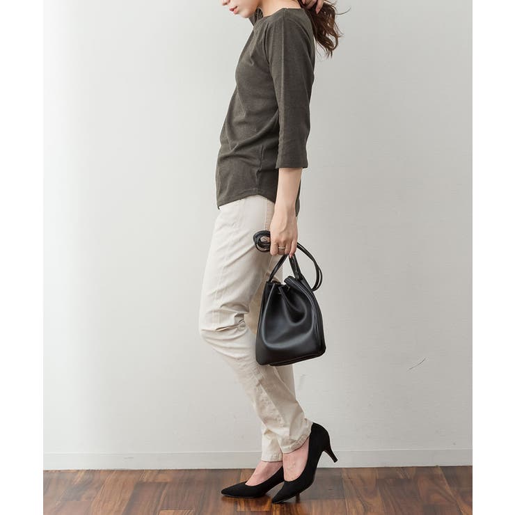 ボートネック七分袖プルオーバー | atONE | 詳細画像21 