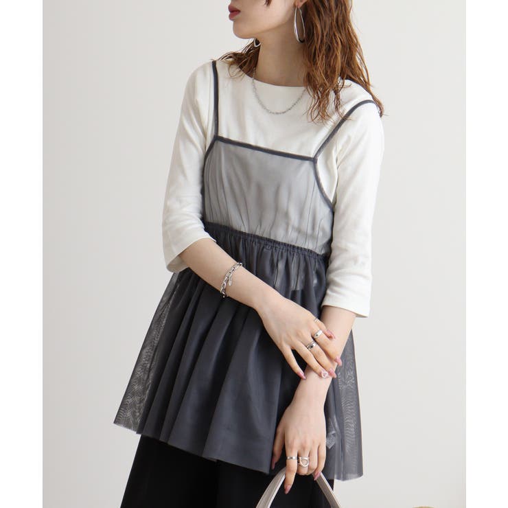 ボートネック七分袖プルオーバー | atONE | 詳細画像54 