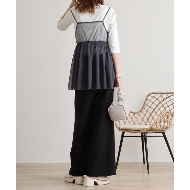 ボートネック七分袖プルオーバー | atONE | 詳細画像57 