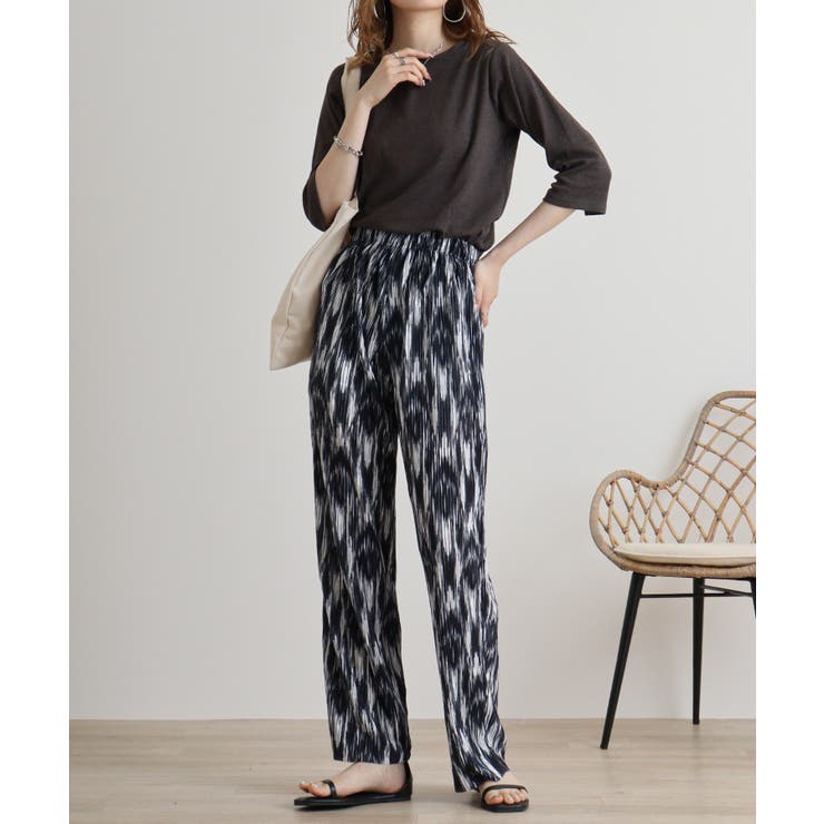 ボートネック七分袖プルオーバー | atONE | 詳細画像74 