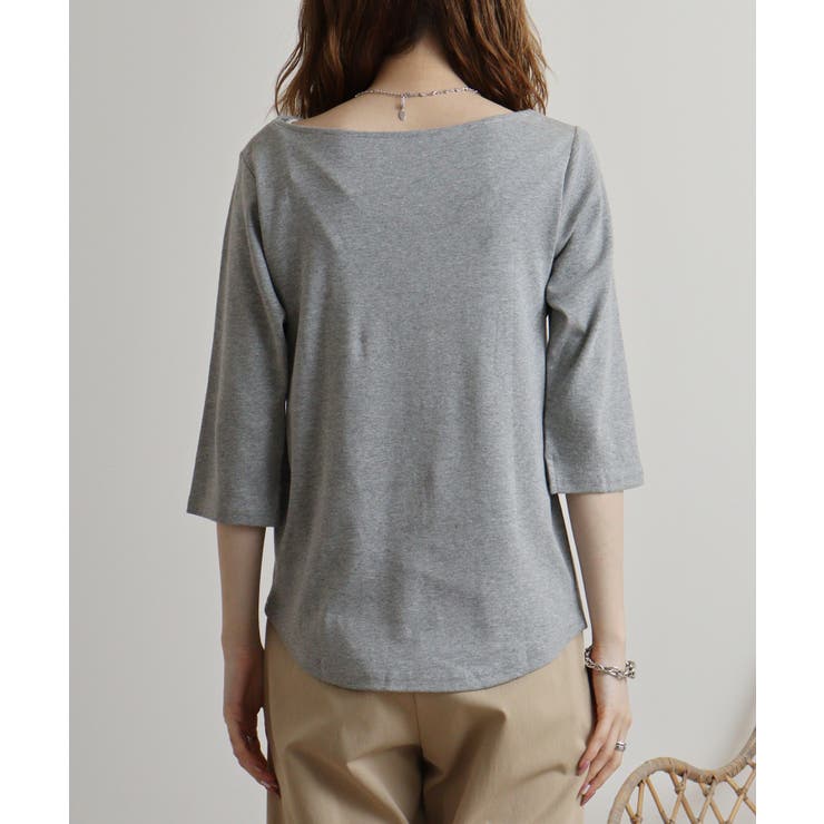 ボートネック七分袖プルオーバー | atONE | 詳細画像85 