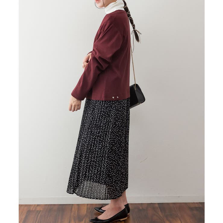 パールボタンクルーネックカーディガン | atONE | 詳細画像13 