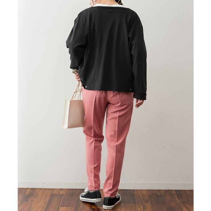 パールボタンクルーネックカーディガン | atONE | 詳細画像21 