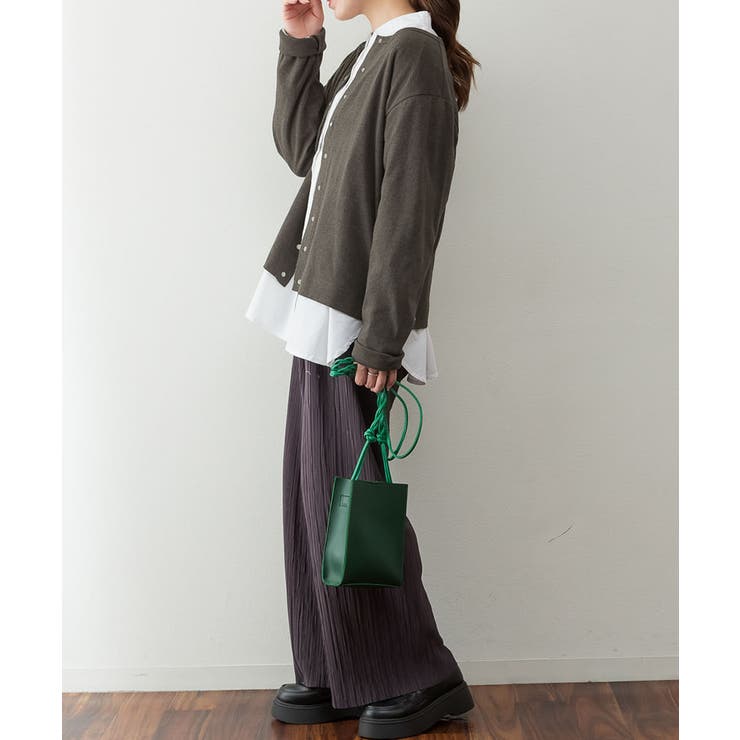 パールボタンクルーネックカーディガン | atONE | 詳細画像27 