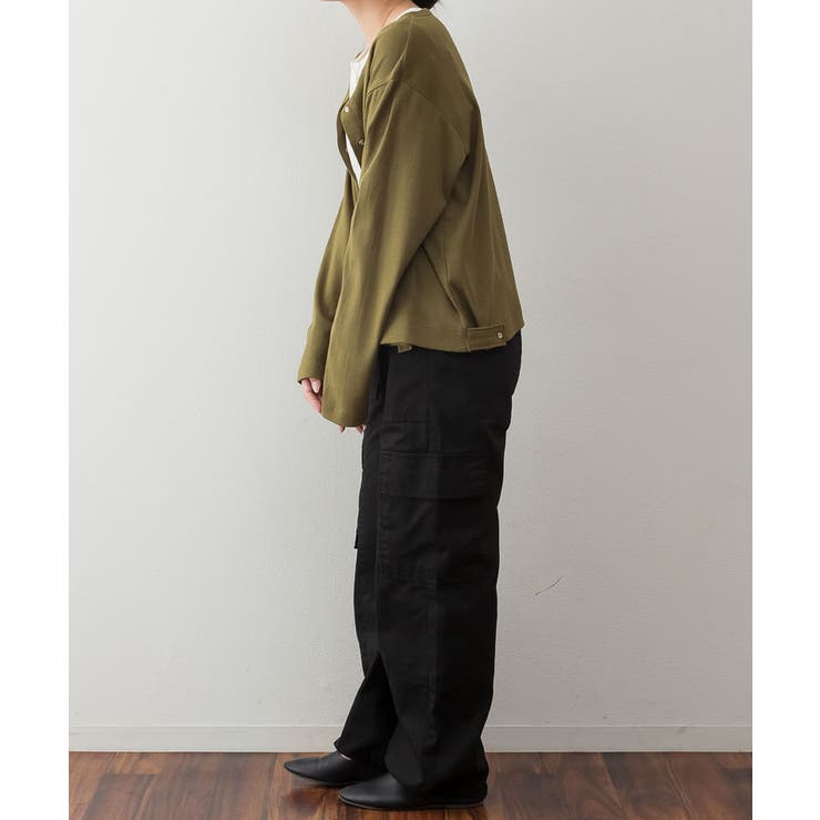 パールボタンクルーネックカーディガン | atONE | 詳細画像34 