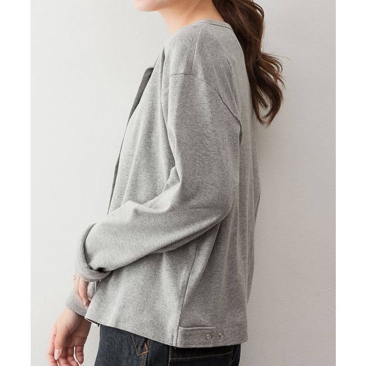 パールボタンクルーネックカーディガン | atONE | 詳細画像38 