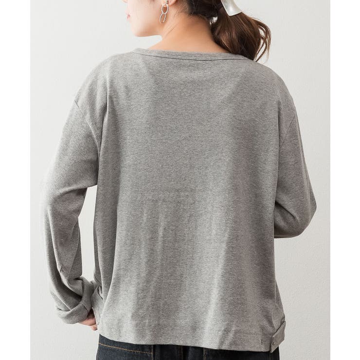 パールボタンクルーネックカーディガン | atONE | 詳細画像39 