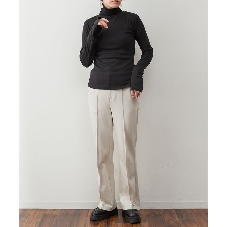 ハイネック指穴カットソー | atONE | 詳細画像20 