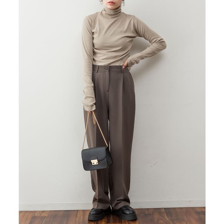 ハイネック指穴カットソー | atONE | 詳細画像27 