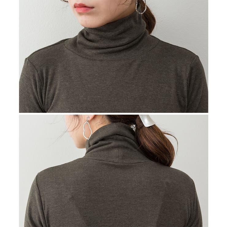 ハイネック指穴カットソー | atONE | 詳細画像46 