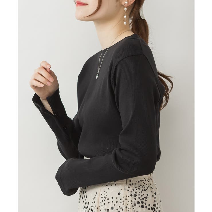 袖スリットプルオーバー | atONE | 詳細画像6 