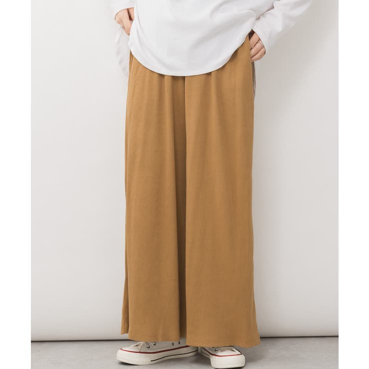 紐付きゆったりカットワイドパンツ | atONE | 詳細画像10 
