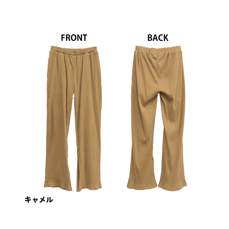 裾スリットストレートカットパンツ | atONE | 詳細画像19 