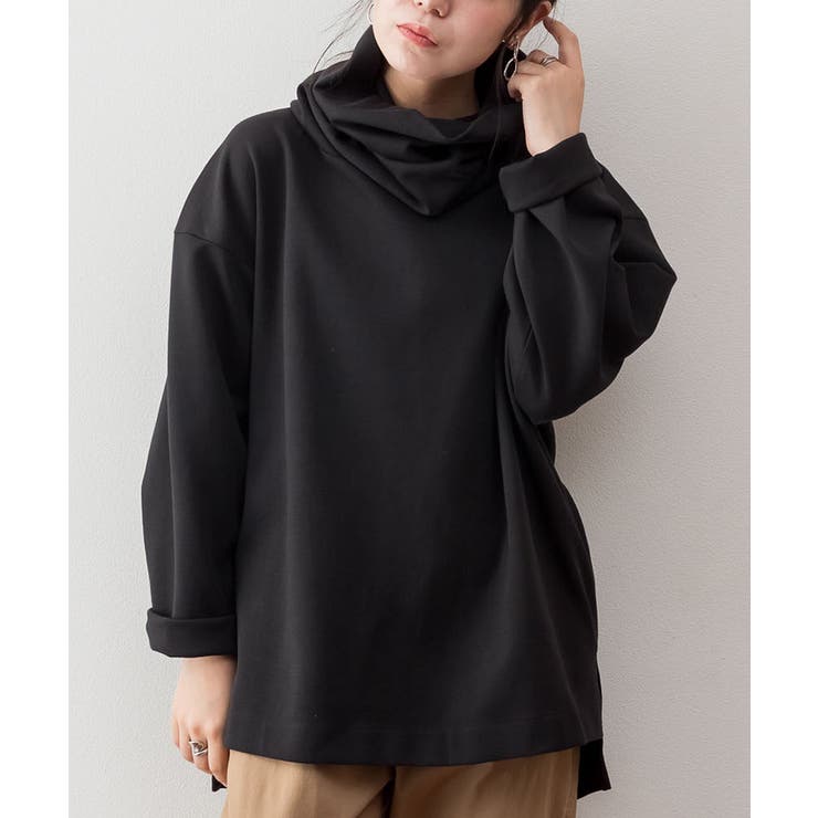 ワイドハイネックスムースプルオーバー | atONE | 詳細画像9 