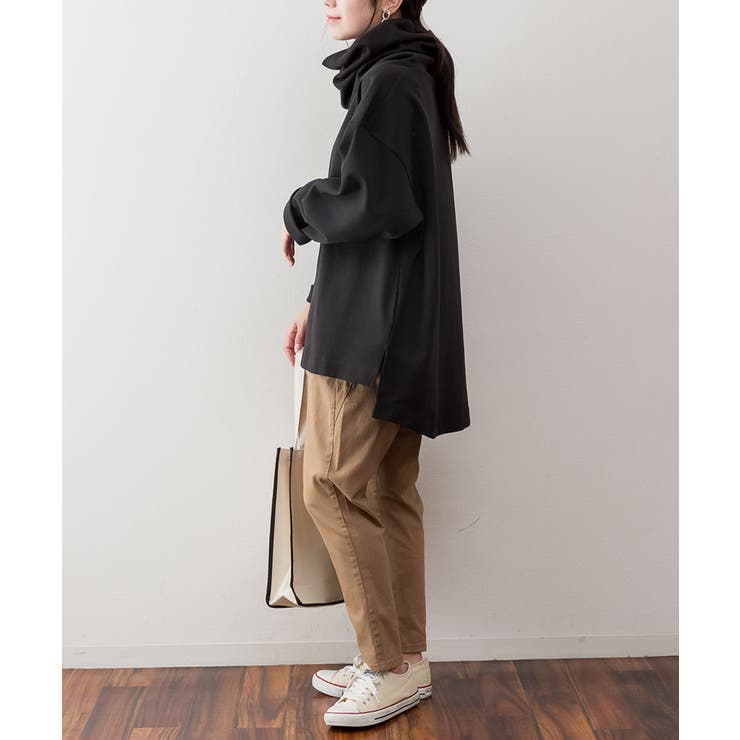 ワイドハイネックスムースプルオーバー | atONE | 詳細画像11 