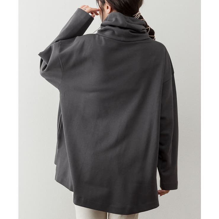 ワイドハイネックスムースプルオーバー | atONE | 詳細画像15 