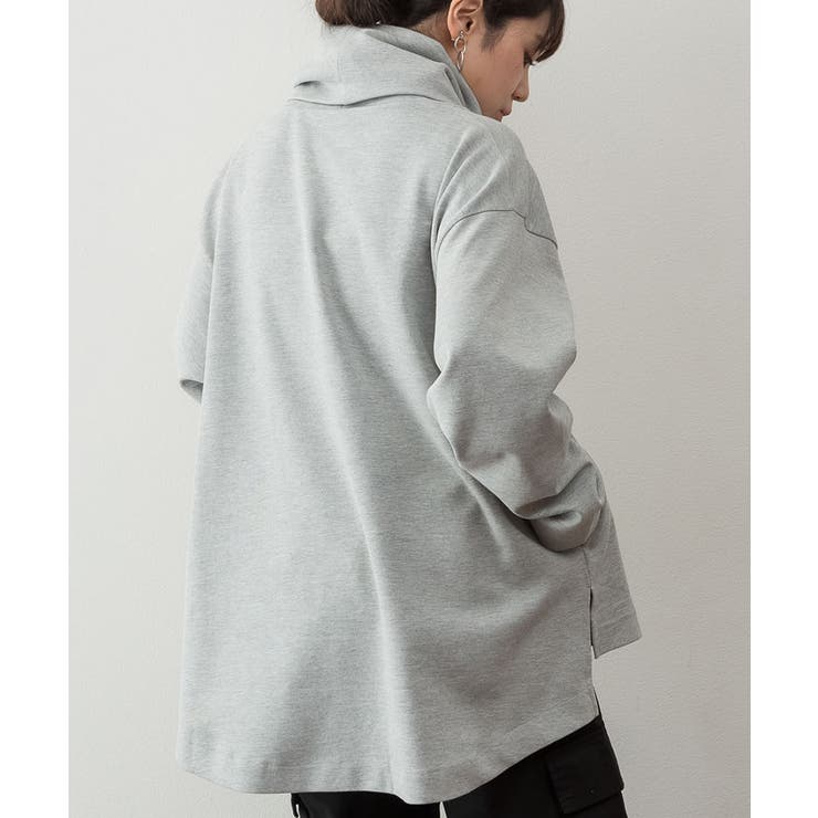 ワイドハイネックスムースプルオーバー | atONE | 詳細画像23 