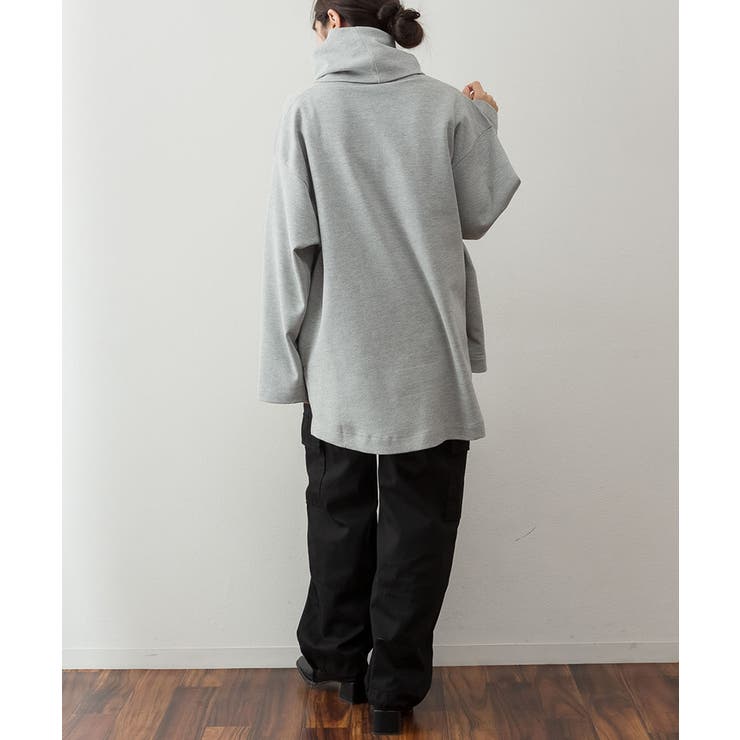 ワイドハイネックスムースプルオーバー | atONE | 詳細画像26 