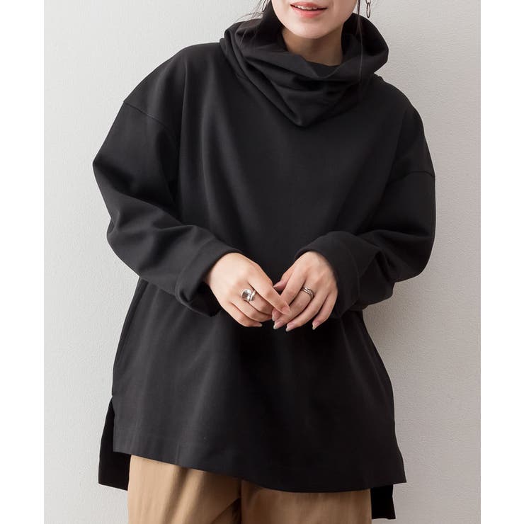 ワイドハイネックスムースプルオーバー | atONE | 詳細画像6 