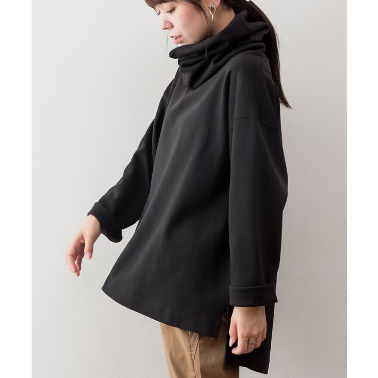 ワイドハイネックスムースプルオーバー | atONE | 詳細画像7 