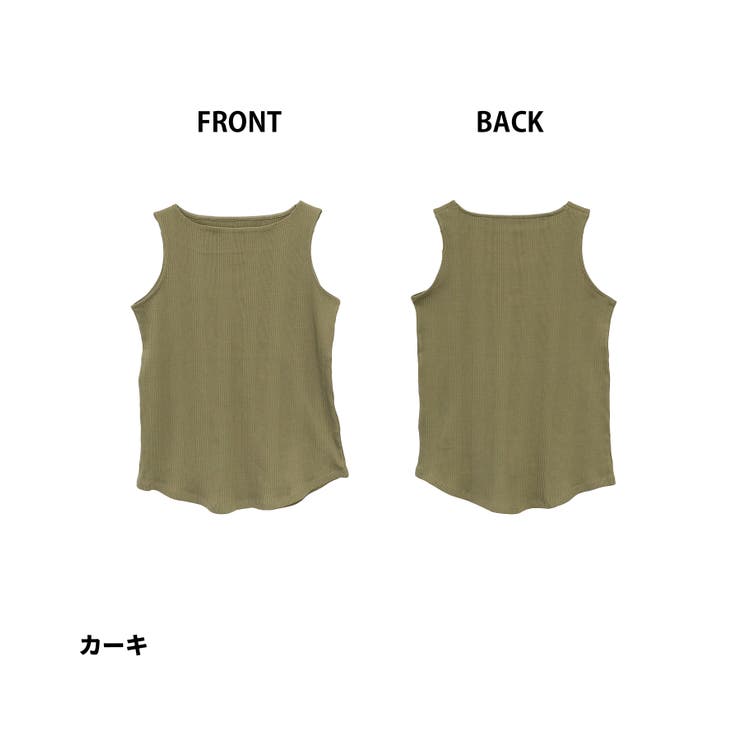 ボートネックランダムリブタンクトップ | atONE | 詳細画像33 