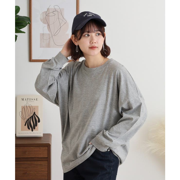 ゆったりロングスリーブカットソー | atONE | 詳細画像21 