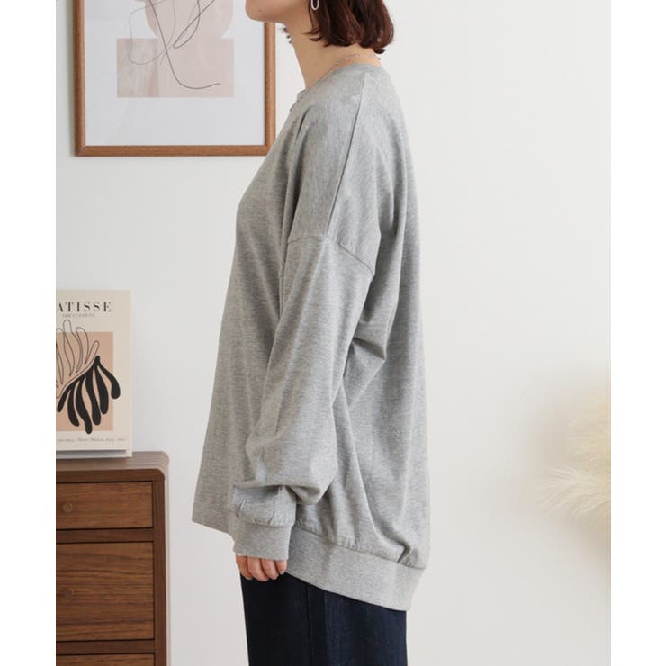 ゆったりロングスリーブカットソー | atONE | 詳細画像26 