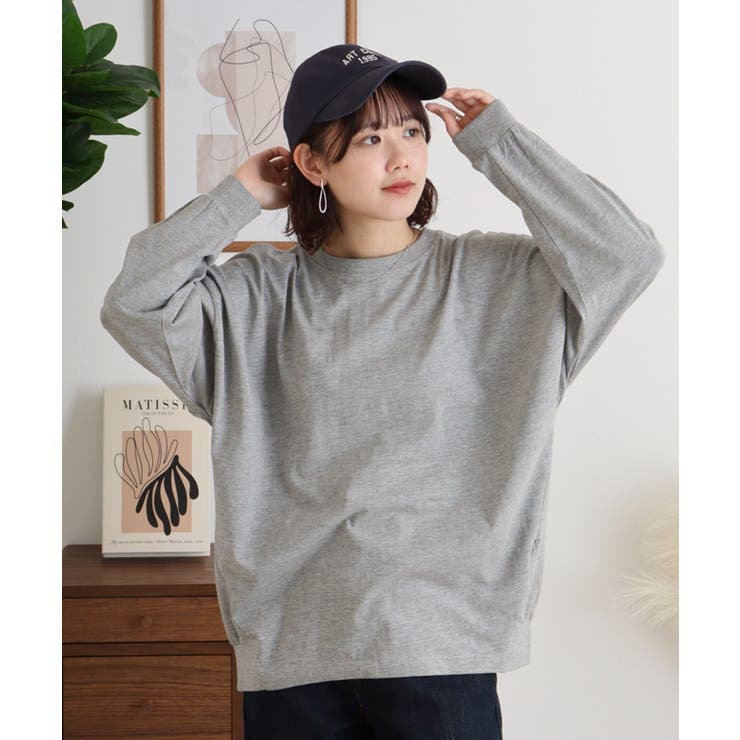 ゆったりロングスリーブカットソー | atONE | 詳細画像2 