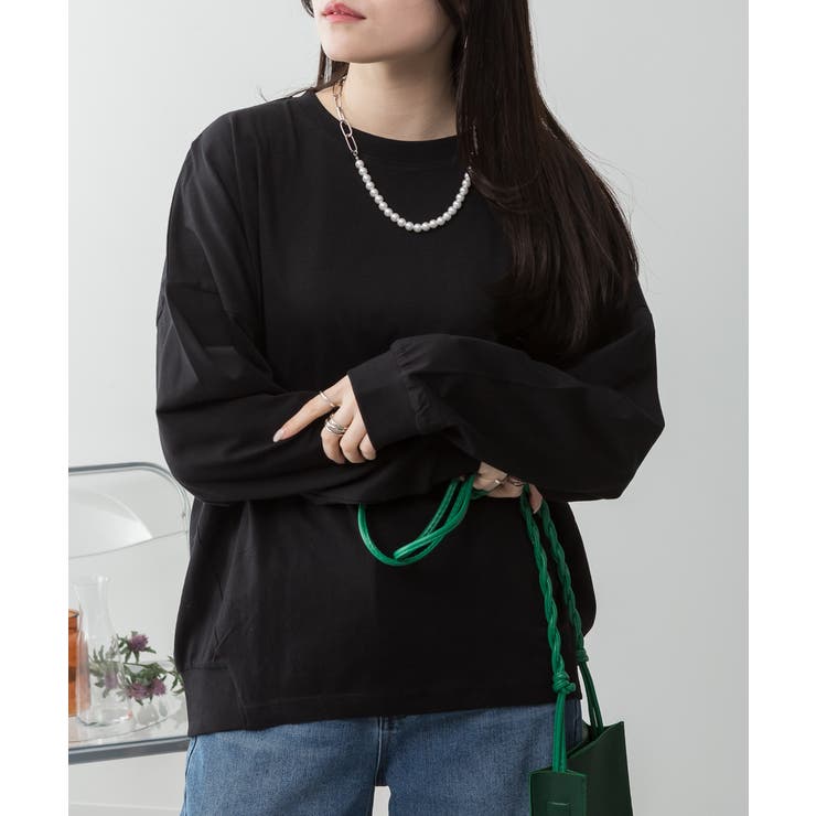 ゆったりロングスリーブカットソー | atONE | 詳細画像31 