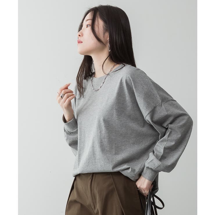 ゆったりロングスリーブカットソー | atONE | 詳細画像57 