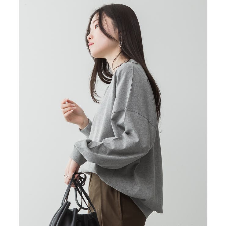 ゆったりロングスリーブカットソー | atONE | 詳細画像58 