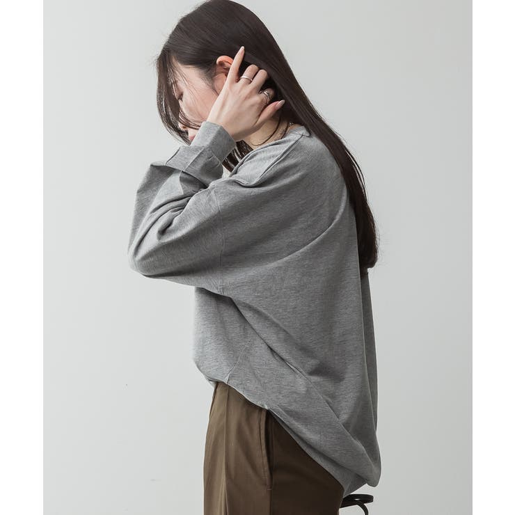 ゆったりロングスリーブカットソー | atONE | 詳細画像60 