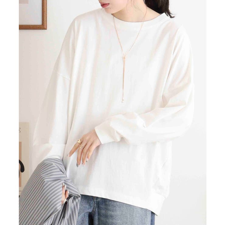 ゆったりロングスリーブカットソー | atONE | 詳細画像6 