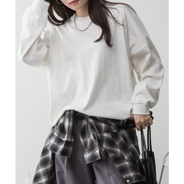 ゆったりロングスリーブカットソー | atONE | 詳細画像76 