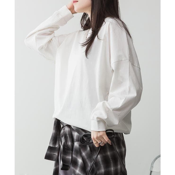 ゆったりロングスリーブカットソー | atONE | 詳細画像77 