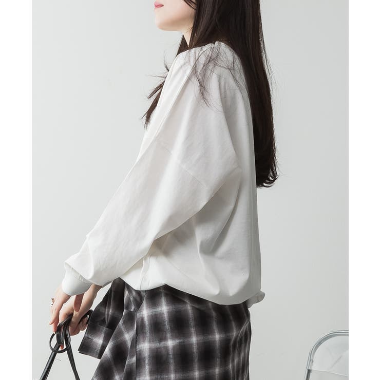 ゆったりロングスリーブカットソー | atONE | 詳細画像78 