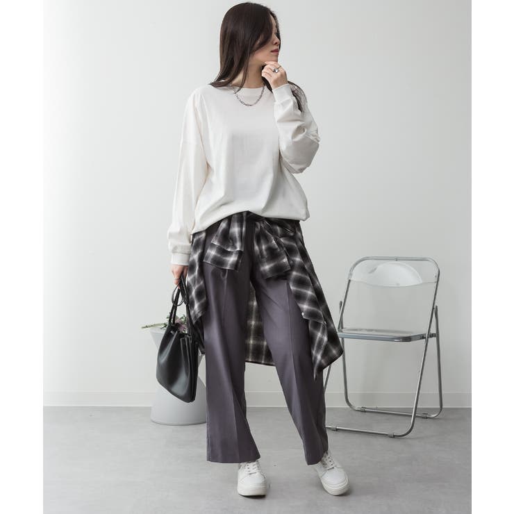 ゆったりロングスリーブカットソー | atONE | 詳細画像85 